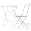 Sedia Step pieghevole Vermobil - Colore Bianco Goffrato, tavolo Step disponibile in due misure