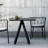 Tavolo Desiree Vermobil - Colore Nero, misura 80x80