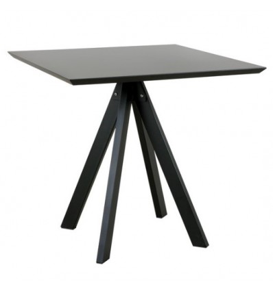 Tavolo Desiree Vermobil - Colore Nero, misura 80x80