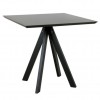 Tavolo Desiree Vermobil - Colore Nero, misura 80x80