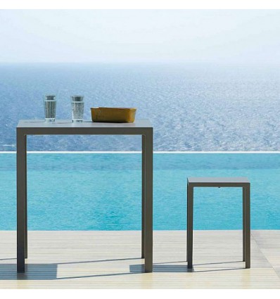 Sgabello Quatris Vermobil - Colore Grigio Antico