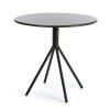 Tavolo Rick Tondo Vermobil - Colore Nero, disponibile in due misure