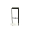 Sgabello Seaside Vermobil - Colore Grigio antico, vista laterale