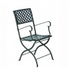 Sedia Springtime con braccioli pieghevole Vermobil - Colore Verde Salvia