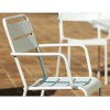 Sedia Twist con braccioli Vermobil - Colore Bianco Goffrato