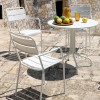 Sedia Twist con braccioli Vermobil - Colore Bianco Goffrato