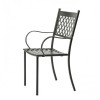 Sedia Summertime con braccioli Vermobil - Colore Nero