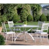Sedia Summertime con braccioli Vermobil - Colore Bianco Goffrato