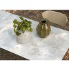 Tavolo Pranzo Allungabile 2419 Scab Design - Struttura in metallo Tortora 15 e piano in laminato HPL Effetto Cemento 90.