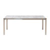 Tavolo Pranzo Allungabile 2419 Scab Design - Struttura in metallo Tortora 15 e piano in laminato HPL Effetto Cemento 90.
