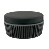 Pouf Desiree Rope di Vermobil - Corda Nera, Tessuto Nero