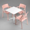 Sedia Trill con braccioli - In polipropilene nel colore Rosa Bouquet.