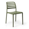 Sedia modello Costa Bistrot - In polipropilene nel colore Agave
