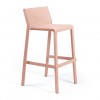Sgabello Trill Stool - Altezza della seduta 76 cm, in polipropilene nel colore Rosa Bouquet