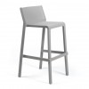 Sgabello Trill Stool - Altezza della seduta 76 cm, in polipropilene nel colore Grigio.