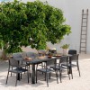 Set Tavolo Levante e Sedia Bora di Nardi - Colore Antracite