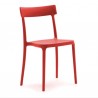 SEDIA ARGO CB/1523  - In polipropilene Rosso Opaco P946