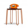 Tavolino Stulle CB/5209-P Connubia - Struttura Zafferano e Piano Termocotto