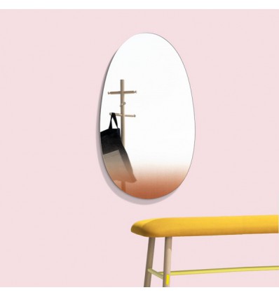 Specchio Mirò CB/5113-G Connubia - Serigrafia color Zafferano