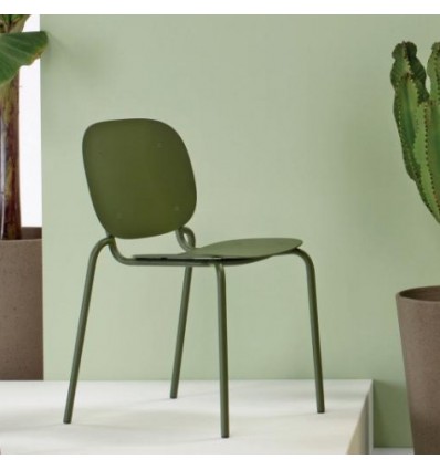 Sedia Si-Si 2503 Scab Design - Verde Oliva