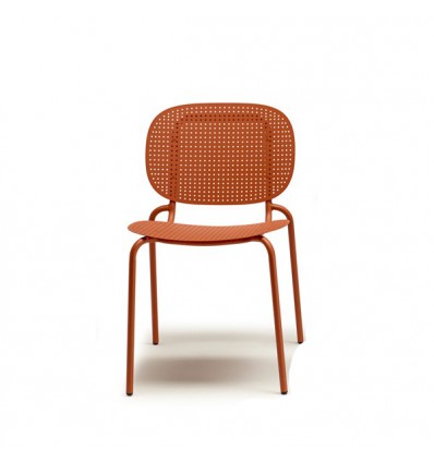 Sedia Si-Si Dots 2505 Scab Design - Colore Terracotta