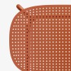 Sedia Si-Si Dots 2505 Scab Design - Colore Terracotta, dettaglio sedile