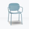 Sedia con braccioli Si-Si Barcode 2507 Scab Design - Colore Avio