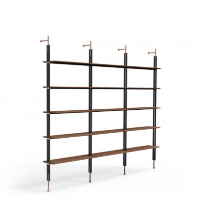 Libreria Roll fissaggio a parete di Bonaldo