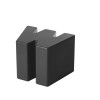 Sgabello Double W Slide - Colori standard Nero FH