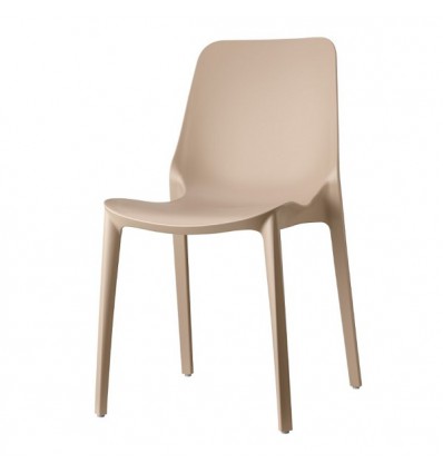 Sedia Ginevra Go Green 2377 Scab Design - Tortora 