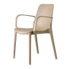 Sedia con braccioli Ginevra Go Green 2378 - Tortora