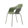 Sedia a poltroncina Lady B Go Green 2700 Scab Design - Verde Oliva