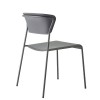 Sedia Lisa tecnopolimero Go Green 2880 Scab Design - Antracite