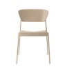 Sedia Lisa tecnopolimero Go Green 2880 Scab Design - Tortora