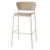 Sgabello Lisa Tecnopolimero Go Green Scab Design - Tortora