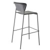 Sgabello Lisa Tecnopolimero Go Green Scab Design - Antracite